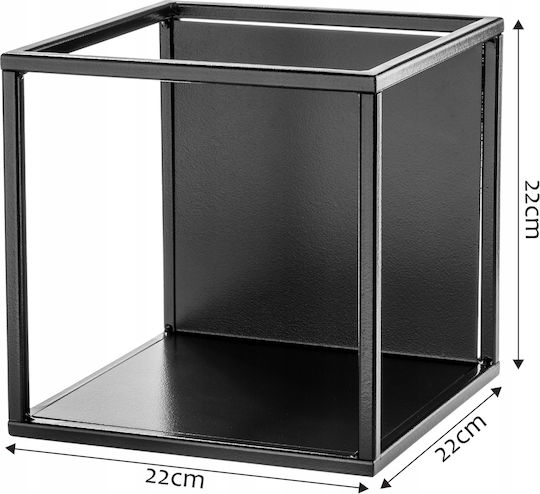Kadax Pot Stand Metal Black 22cmx22cmcm.