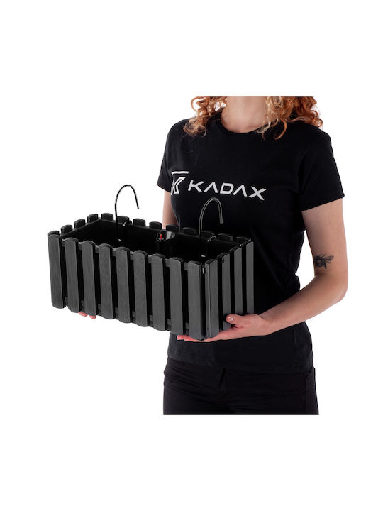 Kadax Self-watering Pot Plastic Anthracite 38cm.