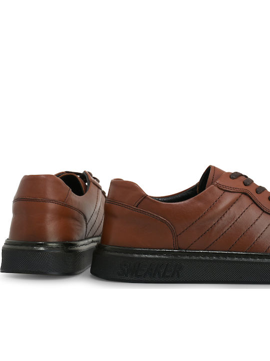 Men's Leather Casual Shoes Tabac Brown