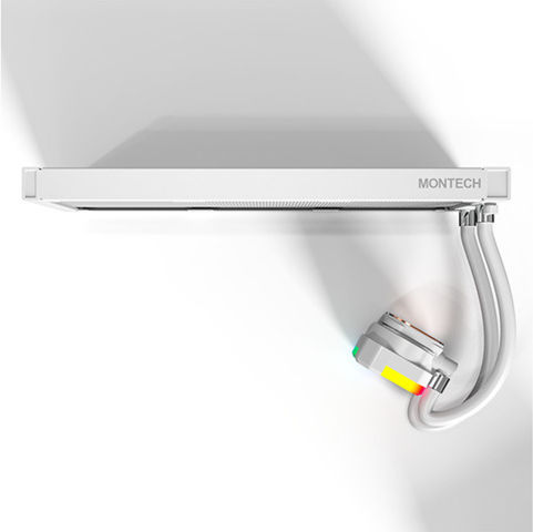 Montech HyperFlow Υδρόψυξη AIO CPU με 3 Ανεμιστήρες 120mm και ARGB Φωτισμό Λευκή