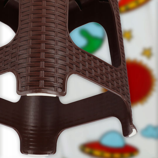 Hocker Für die Küche Kunststoff Brown