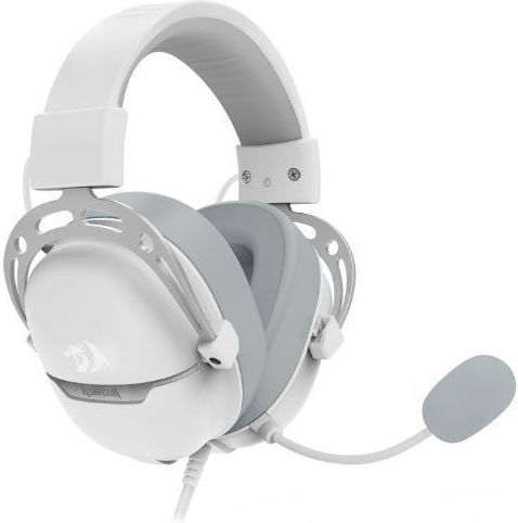 Redragon Aurora Over Ear Gaming Headset with USB Connectivity White for PC PS4 PS5
