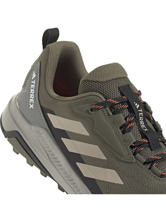 adidas Terrex Anylander Men's Hiking Shoes Olive Strata Wonder Beige Core Black
