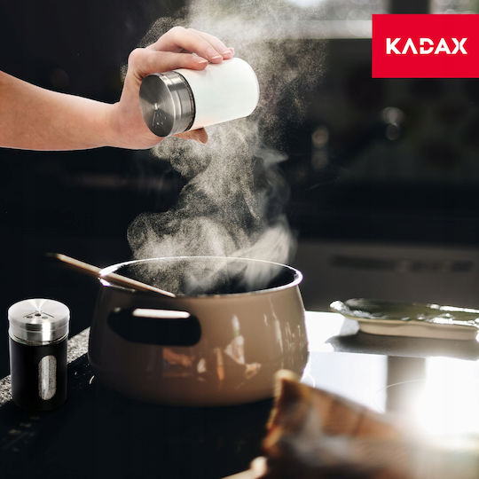 Kadax Glass Tabletop Spice Jar White