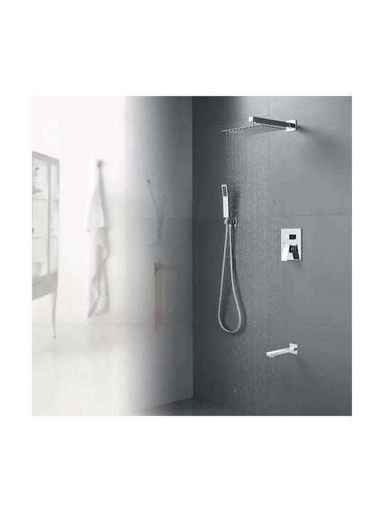 Wallex Hydroflow 3x® for Shower 3 Exits Inox Silver Wallex Hydroflow 3x® for Shower 3 Exits Inox Silver