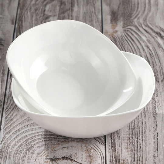 Kadax Salatschüssel Glas Weiß 1Stück