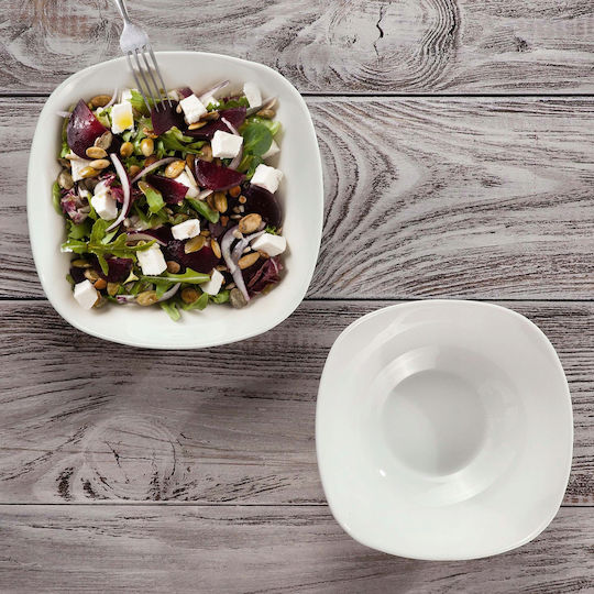 Kadax Salatschüssel Glas Weiß 1Stück
