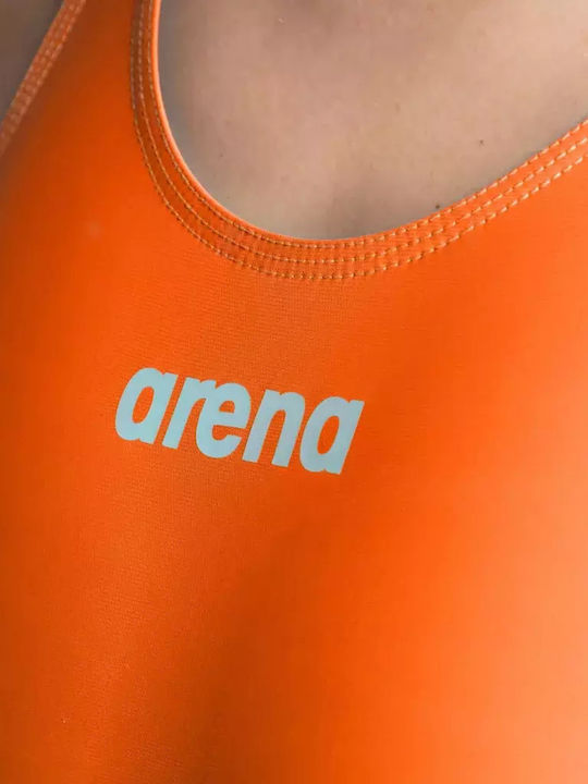 Arena Powerskin St Next Le Ob 006349-403 Женски Състезателен Една част Бански за плуване Оранжев