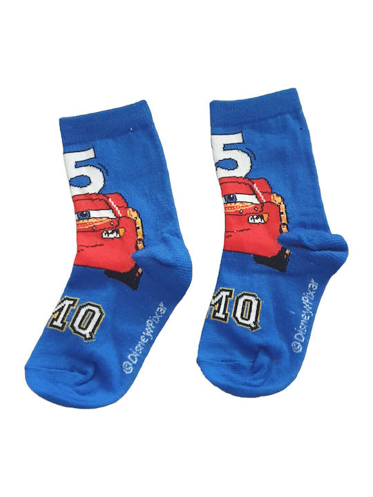 Disney Kids' Socks Car 95 Blue