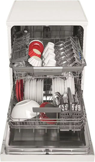 Brandt Ελεύθερο Πλυντήριο Πιάτων για 14 Σερβίτσια Hygiene + Π59.8xY84.5εκ. Λευκό