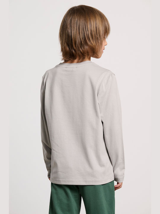 BodyTalk Kids Blouse Long Sleeve Steel