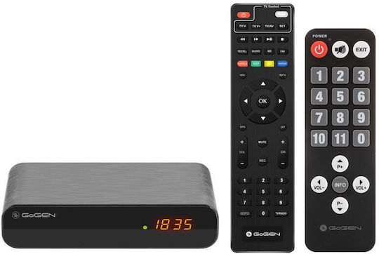 GoGEN DVB143T2SENIOR Ψηφιακός Δέκτης Mpeg-4 SD (480p) Σύνδεσεις SCART / HDMI / USB