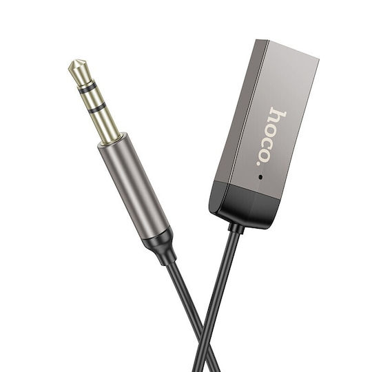 Hoco v5 Bluetooth Receiver με θύρα εξόδου USB και Μικρόφωνο