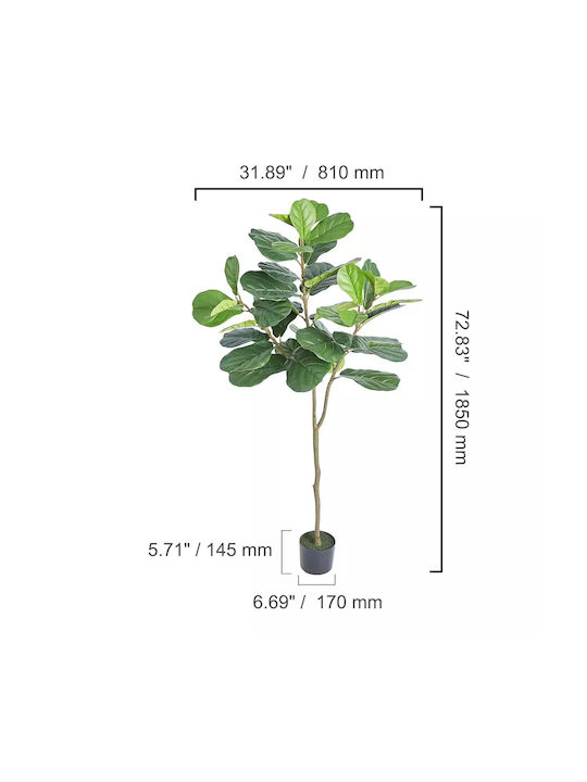 Artificial Plant in Pot 182.88cm 1pcs