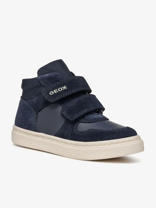 Geox Παιδικά Sneakers Jr B Ανατομικά Navy Μπλε