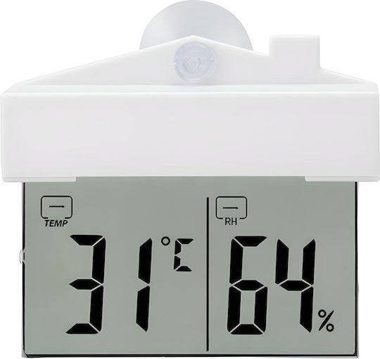 E750 Drahtlos Wetterstation Digital Tischplatte Weiß