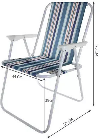 Garden Chair Trizand Bergamo Met Sky Blue 23558