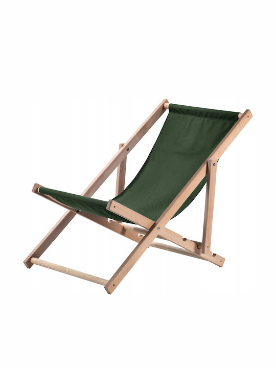 Kadax Holz Garten Strand Klappdeckstuhl Grün 2 Stühle Polnischer Hersteller