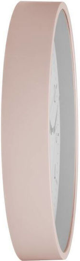 TFA Wanduhren Glas Rosa Ø24,5cm