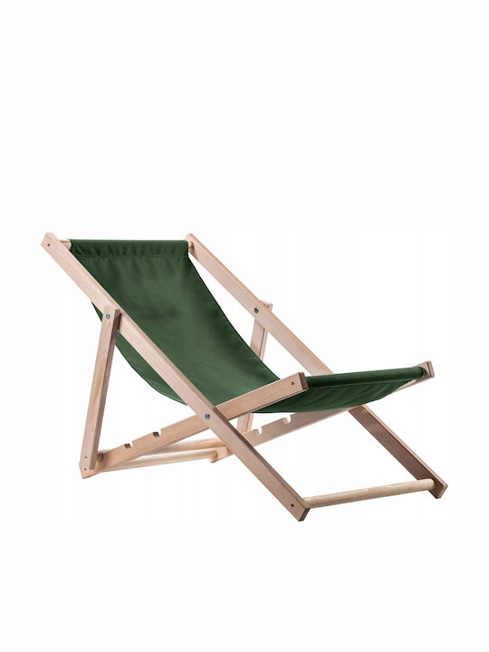 Kadax Holz Garten Strand Klappdeckstuhl Grün 2 Stühle Polnischer Hersteller