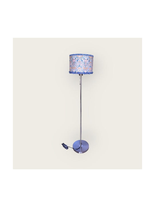 Oxygen Classic Tribal Floor Lamp H165xW20cm. with Socket for Bulb E27 Blue