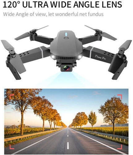 E88 Pro Drone Mini 2.4 GHz με 4K Κάμερα Black