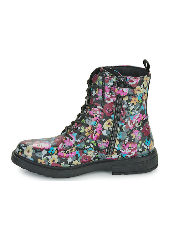 J Eclair Kids Boots with Zipper Black