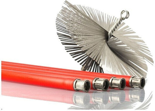 Sit Extension Pole Brush for Fireplace Chimney Cleaning