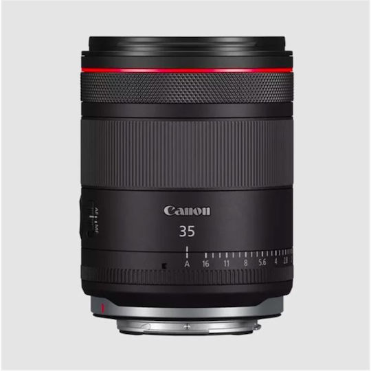 Canon Full Frame Φωτογραφικός Φακός RF 35mm f/1.4 L VCM Wide Angle για Canon RF Mount Μαύρος