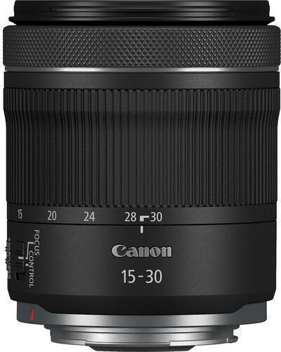 Canon Voller Rahmen Kameraobjektiv RF 15-30mm f/4.5-6.3 IS STM Weitwinkel für Canon RF Mount Black