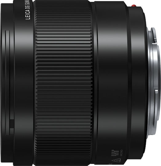 Panasonic Crop Camera Lens Lumix F1.7 Leica Summilux Wide Angle for Micro Four Thirds (MFT) Mount Black