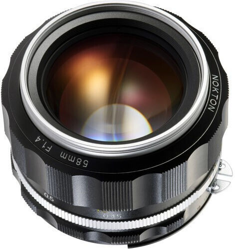 Voigtlander Full Frame Camera Lens Nokton SLII-S F/1.4 Fixed for Nikon F Mount Silver