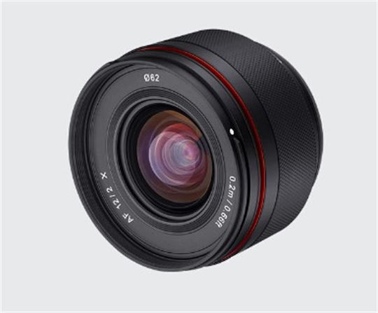 Samyang Crop Camera Lens AF 12mm f/2.0 Wide Angle for Fujifilm X Mount Black