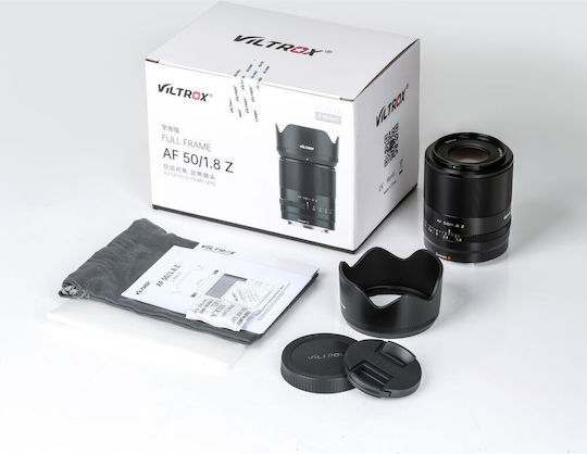 Viltrox Voller Rahmen Kameraobjektiv AF 50mm f/1.8 Festbrennweite für Nikon Z Mount Black
