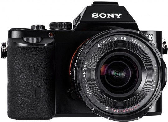 Voigtlander Full Frame Φωτογραφικός Φακός Super Wide Heliar Aspherical III 15mm f/4.5 Wide Angle για Sony E Mount Μαύρος