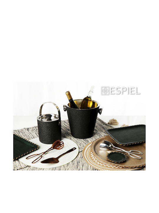 Espiel Round Serving Tray in Green Color 33x33cm LTG33K8-1 2pcs