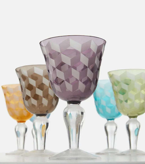 Pols Potten Set Brillen Rotwein Kelch Glas 6 Stück