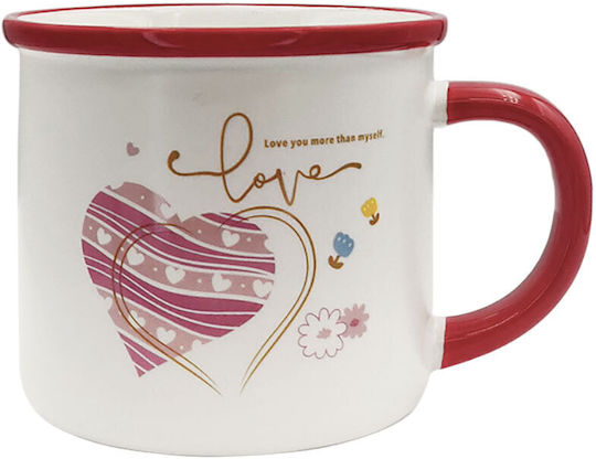Etoile Love You More Κούπα Κεραμική Κόκκινη 300ml