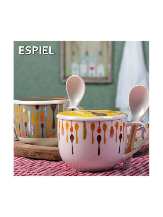 Espiel Cană din Porțelan Multicoloră