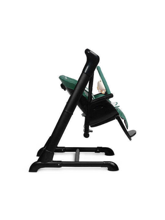 Caretero Indigo Klappbarer Baby Hochstuhl 2 in 1 mit Höhenverstellbar Grün