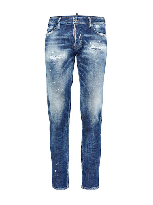 Dsquared2 Herren Jeanshose in Slim Fit Blau