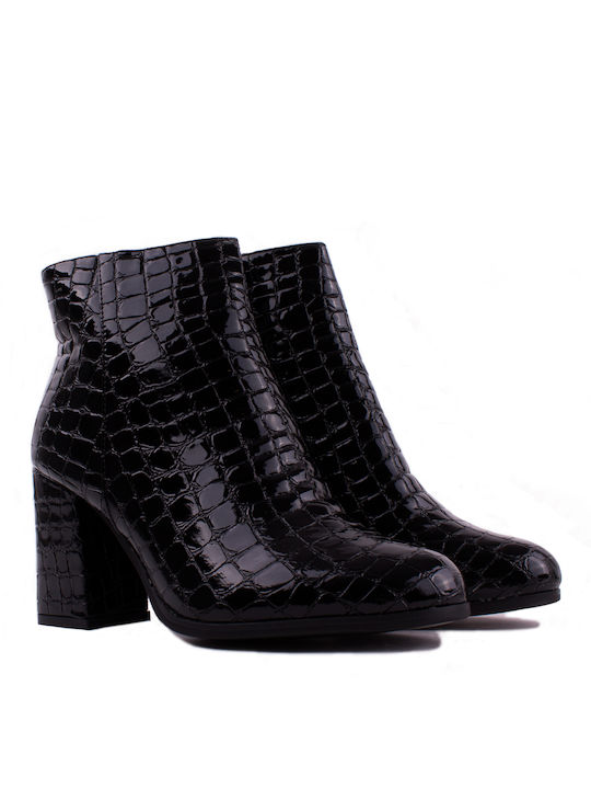 Women's Croco Ankle Boots g7642 OEM BLACK