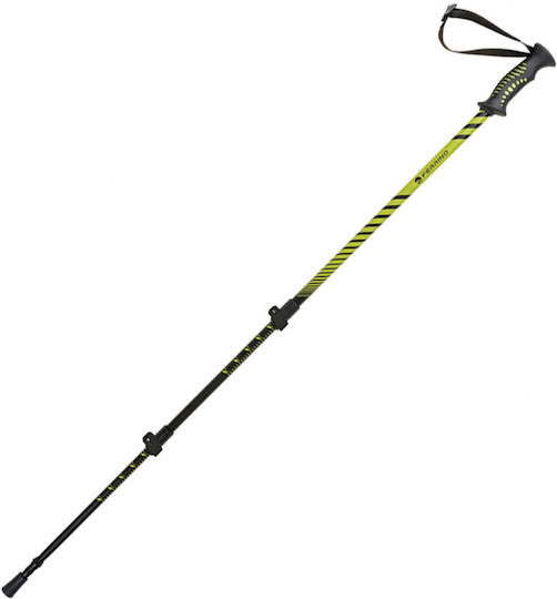 Ferrino Telescopic Aluminum Trekking Pole Stick Totem Green
