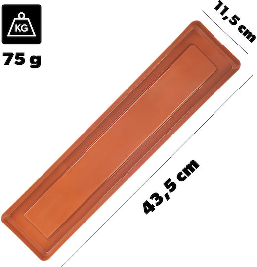 Kadax Farfurie Pot Plastic Portocaliu 33875