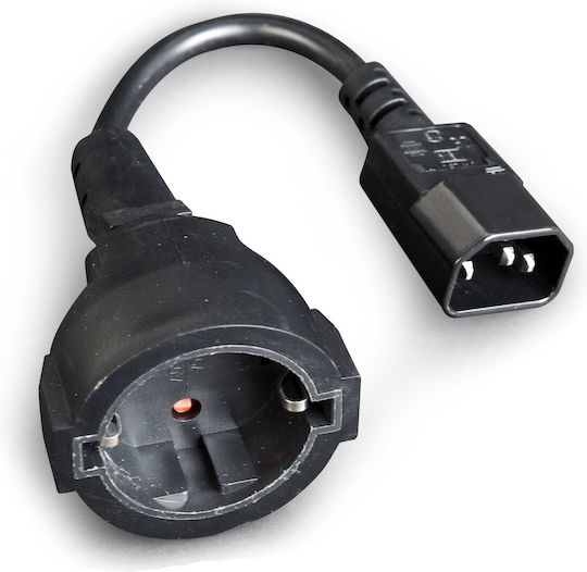 Cablexpert IEC C14 - Schuko Cable 0.15m Black (SFC14M)
