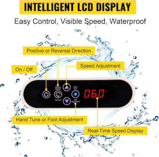 Electric Potter's Wheel Vevor Llv35 Foot Pedal 350w Lcd Display
