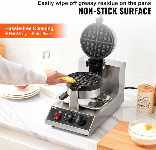 Vevor Commercial Round Waffle Maker YXHFBJHFBFGZ46VD6V2