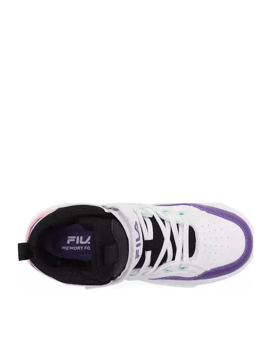 Kinder Sneakers Hoch mit Klettverschluss Weiß