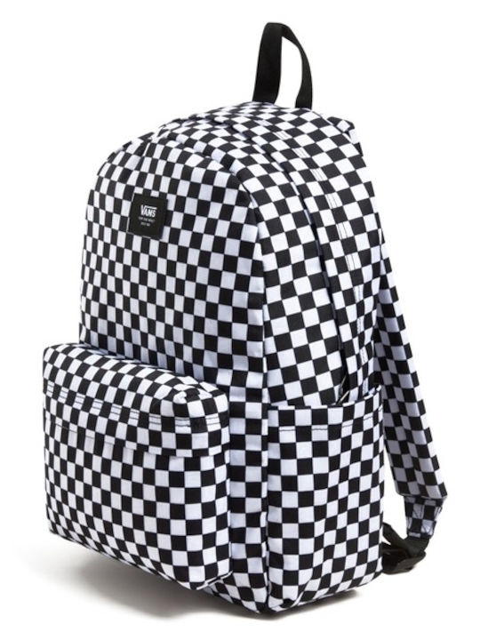 Vans Skool School Bag Backpack Junior High-High School White with Water Bottle Holder