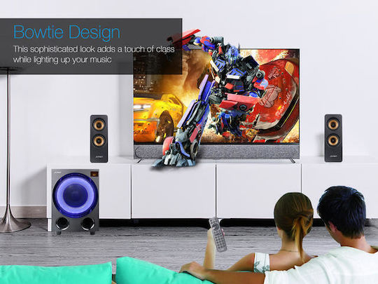 Fenda F770X 2.1 Wireless Speakers with RGB and Bluetooth 76W Black